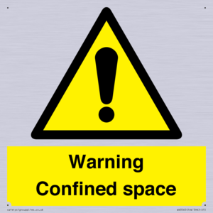 Warning Confined space
